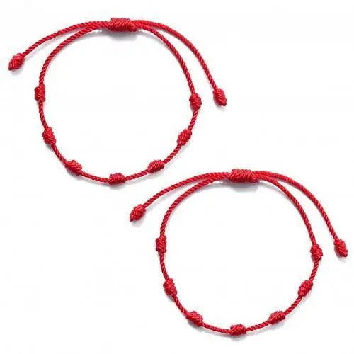 Pulseira de Proteção Espiritual dos 7 Nós da Sorte